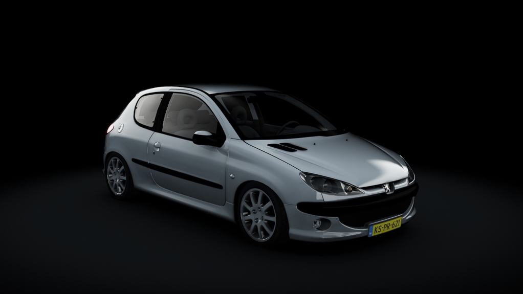 Peugeot 206 1.1 60cv, skin Gray