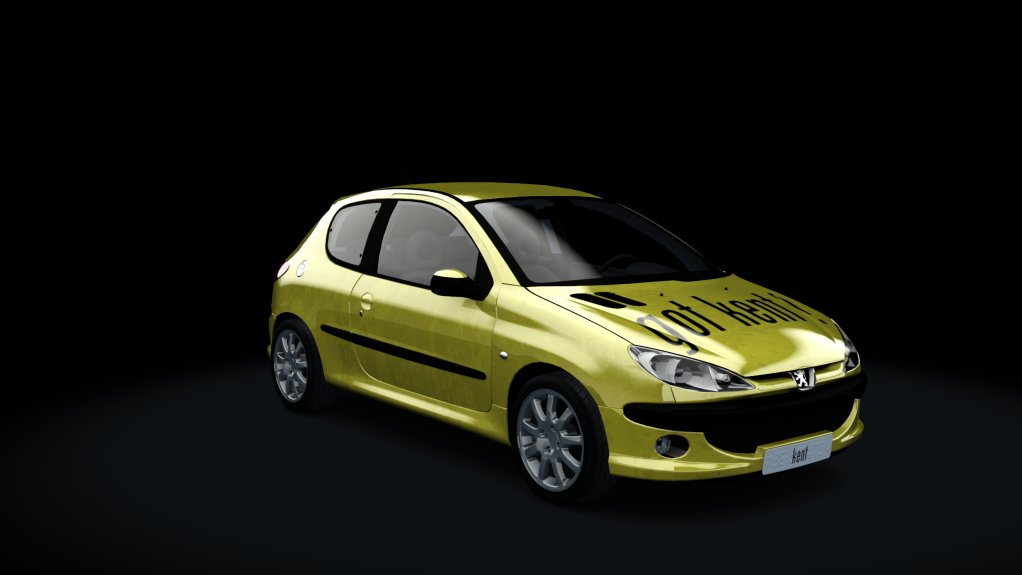 Peugeot 206 1.1 60cv, skin kent