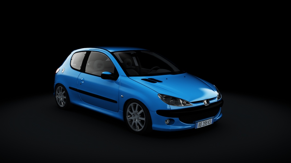 Peugeot 206 1.4hdi 68cv, skin Blue