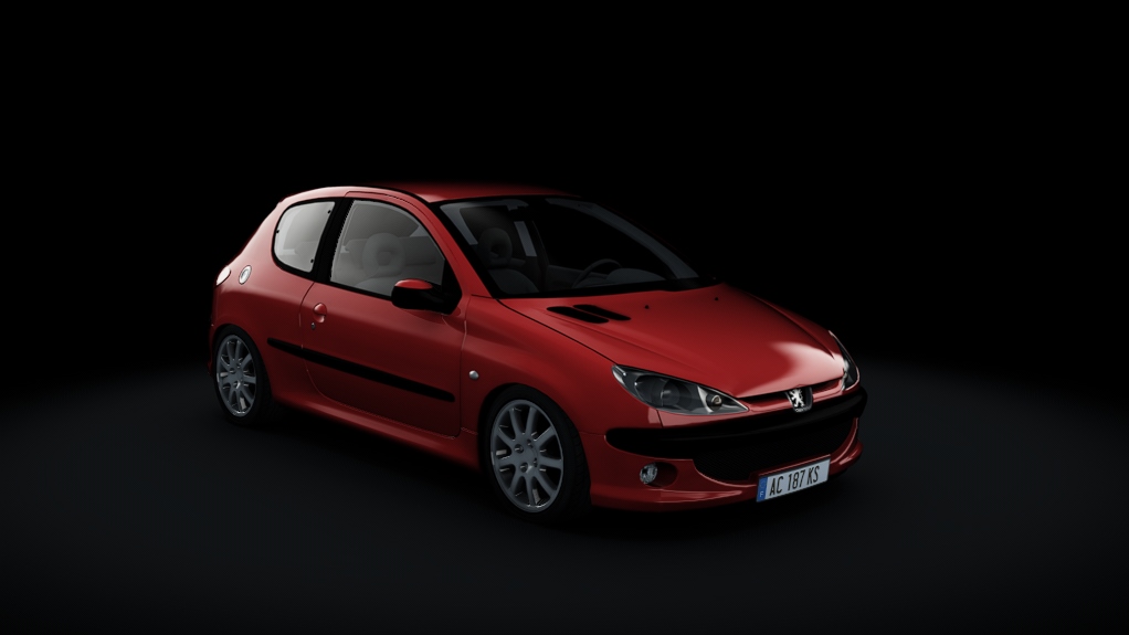 Peugeot 206 1.4hdi 68cv, skin Cherry