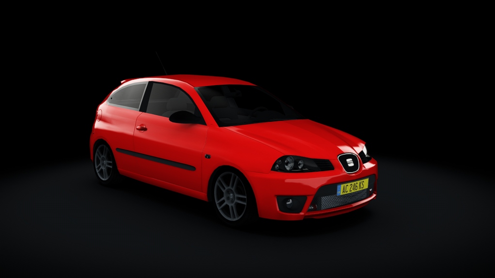 Seat Ibiza 1.4Tdi 75cv, skin Vermelho