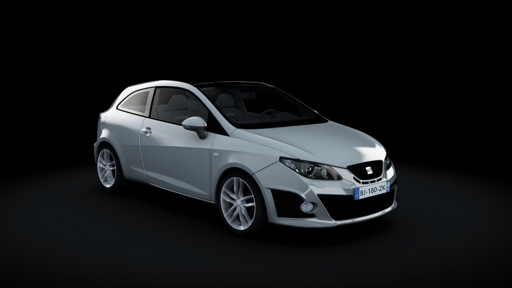 Seat Ibiza Cupra, skin Ice_Silver_Metallic