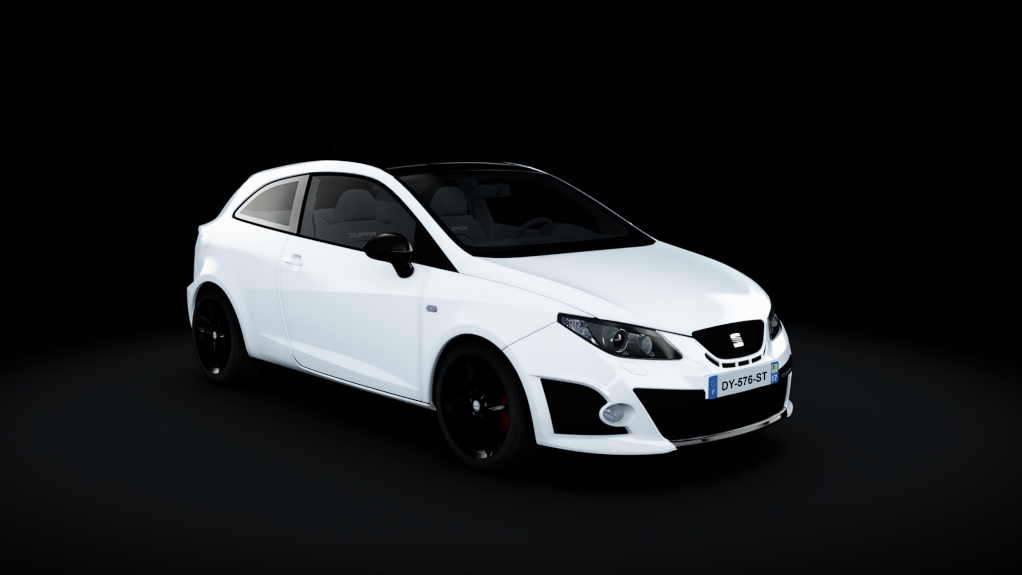 Seat Ibiza Cupra, skin Nevada_White_Metallic