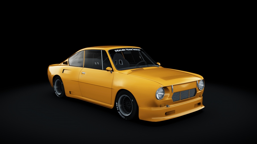 Skoda 130R 62cv, skin orange