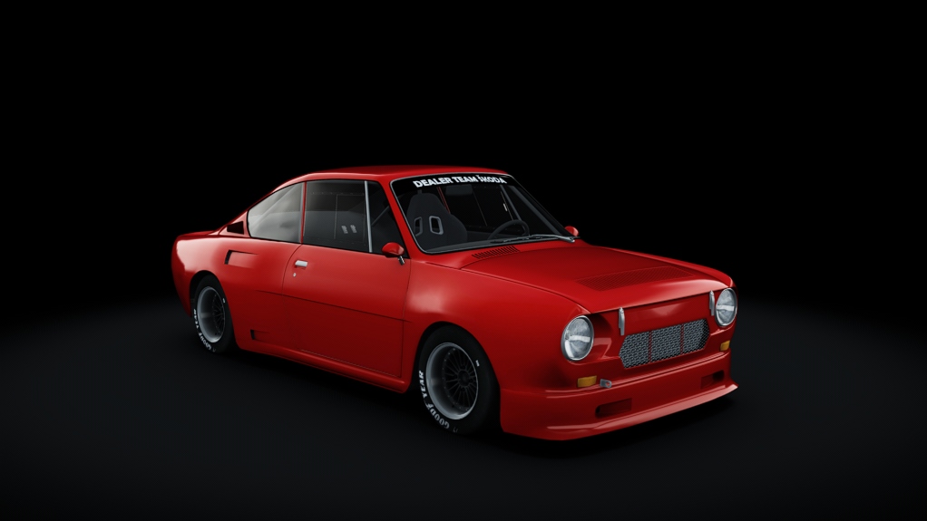 Skoda 130R 62cv, skin red