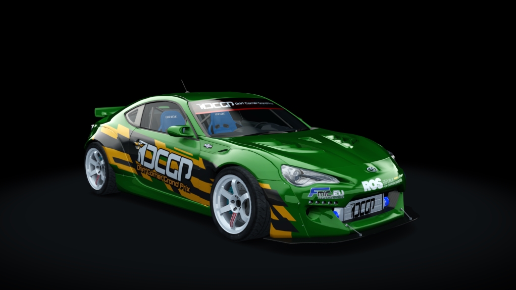 DCGP21 TOYOTA GT86, skin green