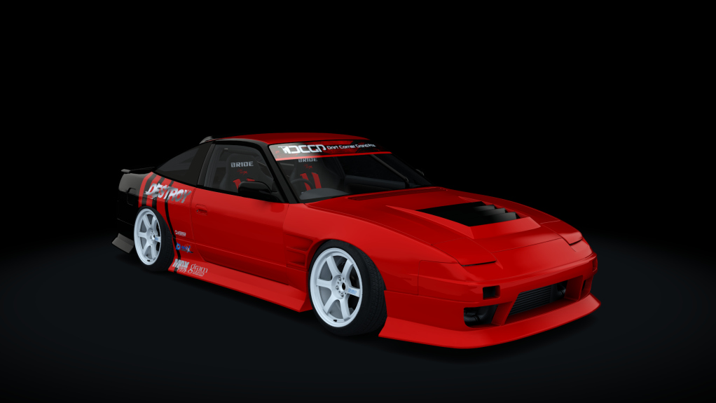 DCGP Nissan 180SX, skin Destroy