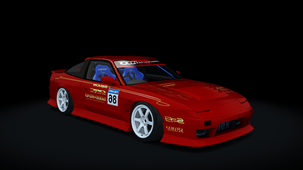 DCGP Nissan 180SX, skin Rikkii_GLD