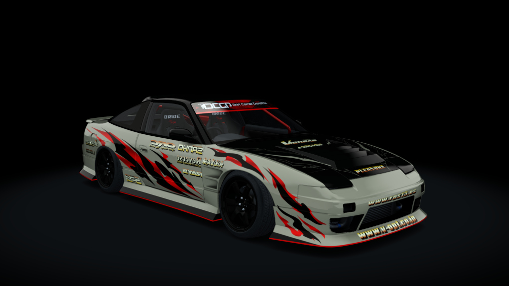 DCGP Nissan 180SX, skin Rikkii_King_v2