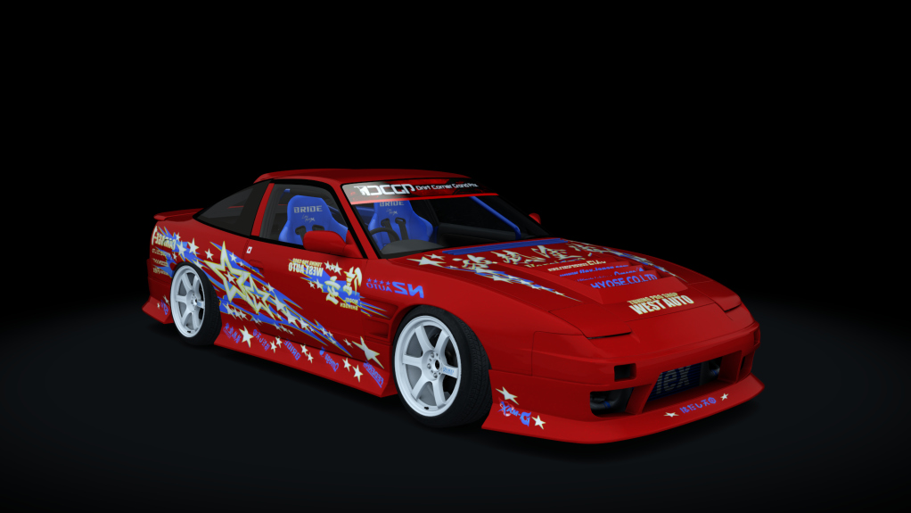 DCGP Nissan 180SX, skin WESTSTAR