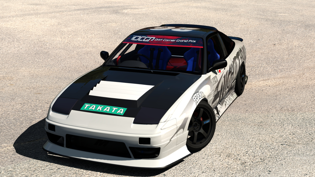 DCGP Nissan 180SX, skin Wojtek Pozlutko white