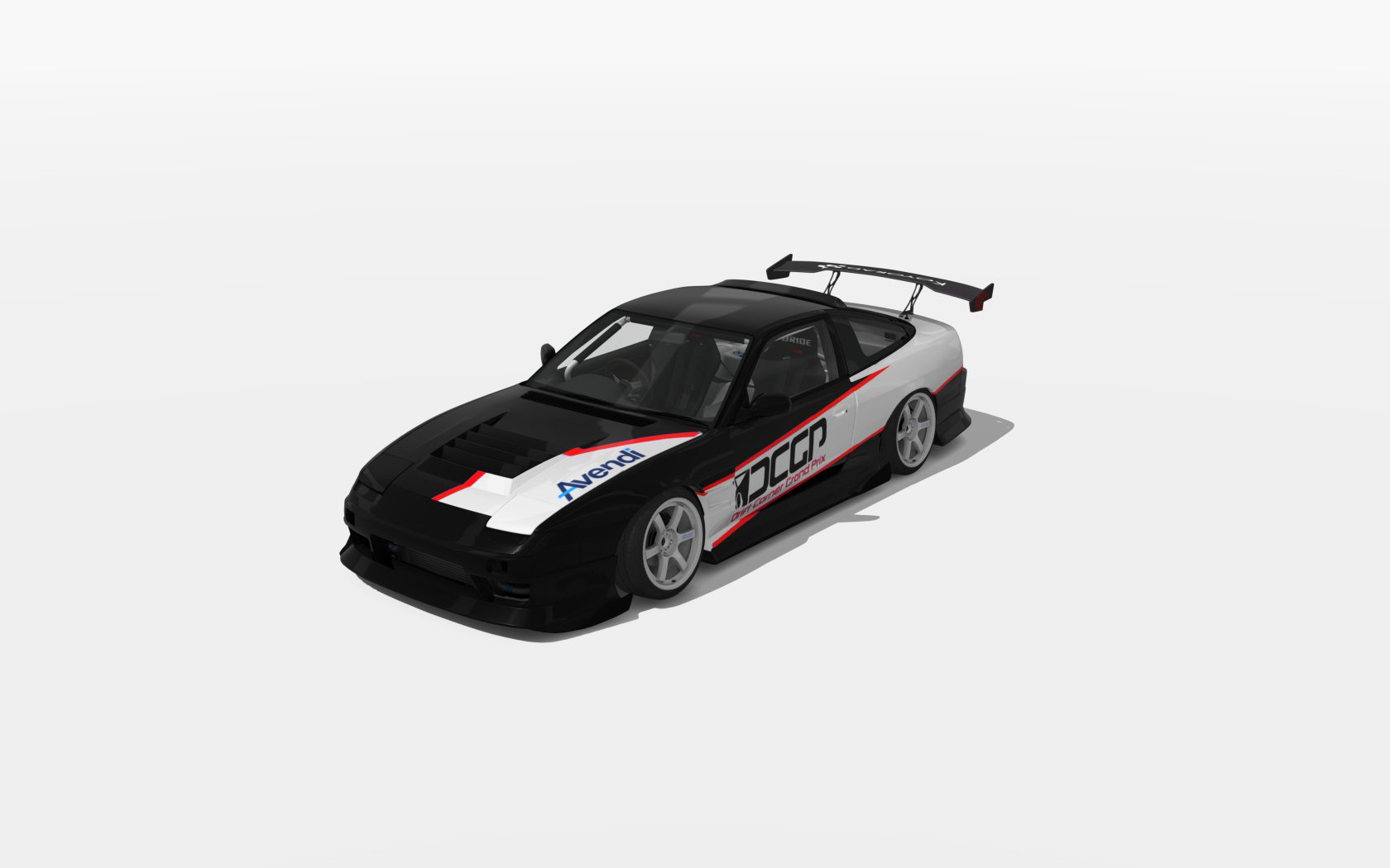 DCGP Nissan 180SX, skin black