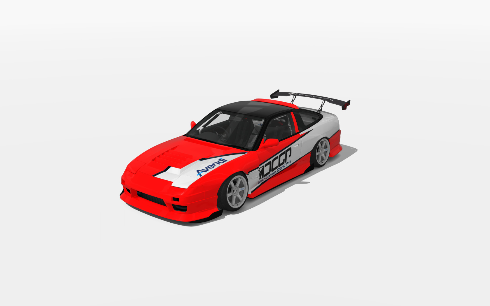 DCGP Nissan 180SX, skin red