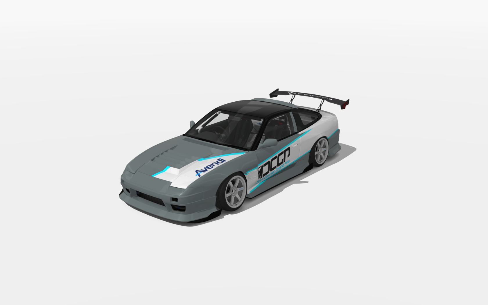 DCGP Nissan 180SX, skin silver