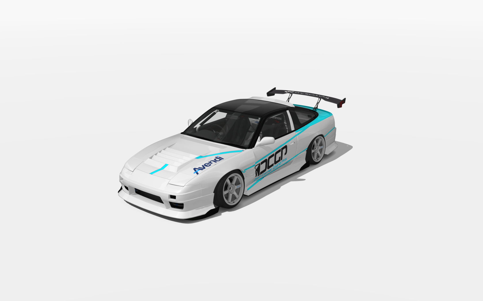 DCGP Nissan 180SX, skin white