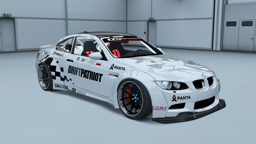 DCGP BMW E92, skin Drift Patriot