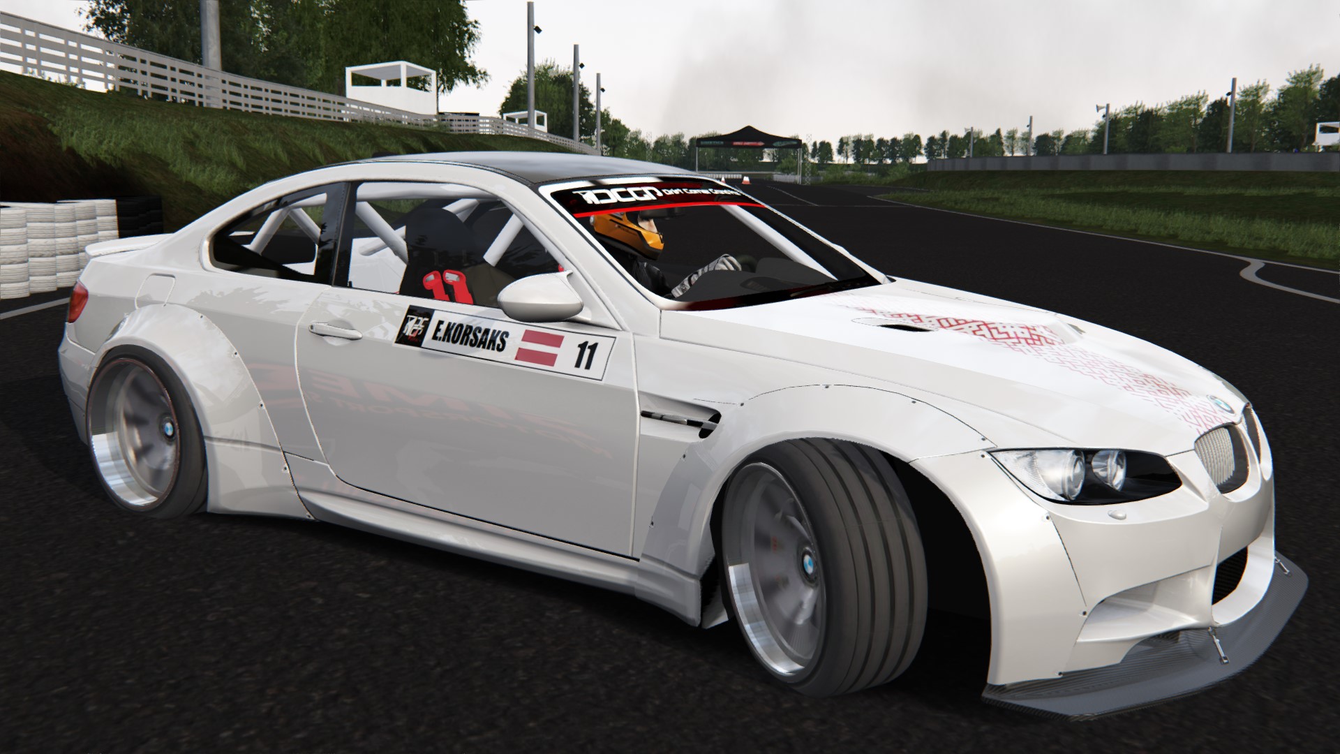 DCGP BMW E92, skin Edmunds Korsaks