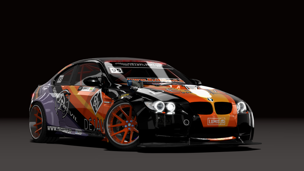 DCGP BMW E92, skin Erikas Jurkus