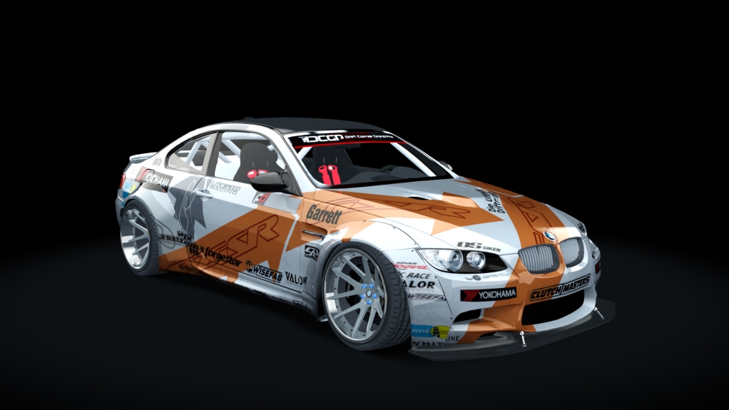 DCGP BMW E92, skin GSR