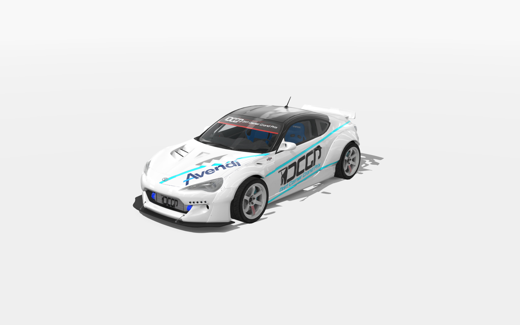 DCGP Toyota GT86, skin white