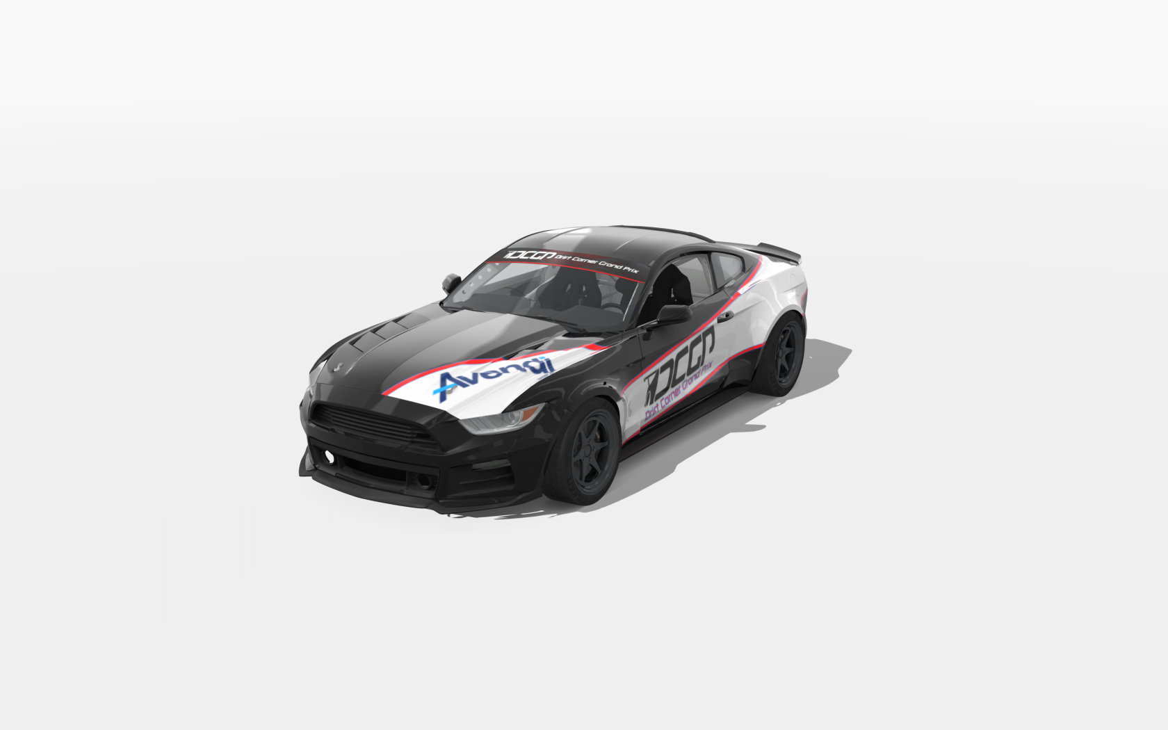 DCGP Ford Mustang, skin black