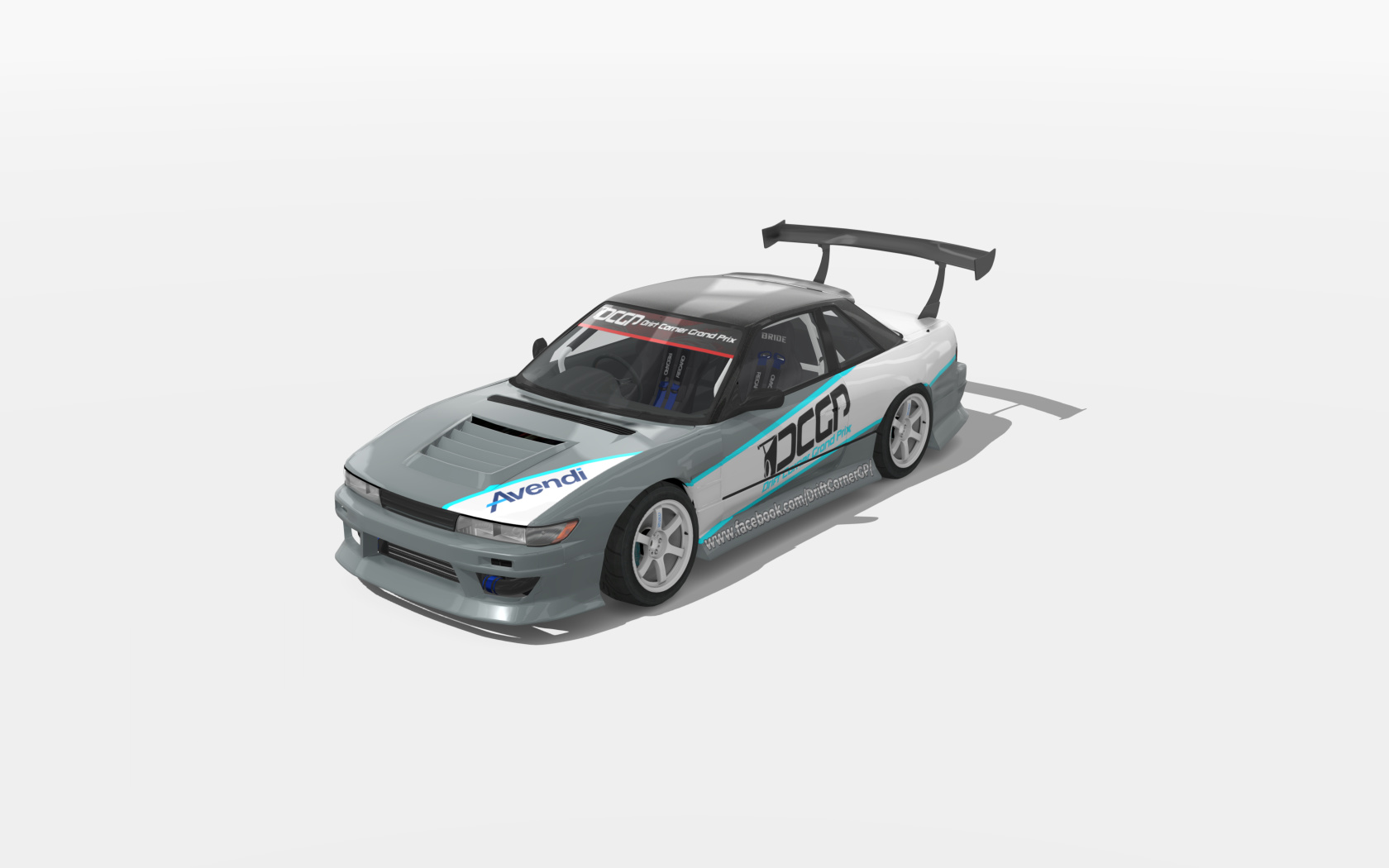 DCGP Nissan S13, skin silver