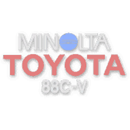 Minolta Toyota 88C-V Badge