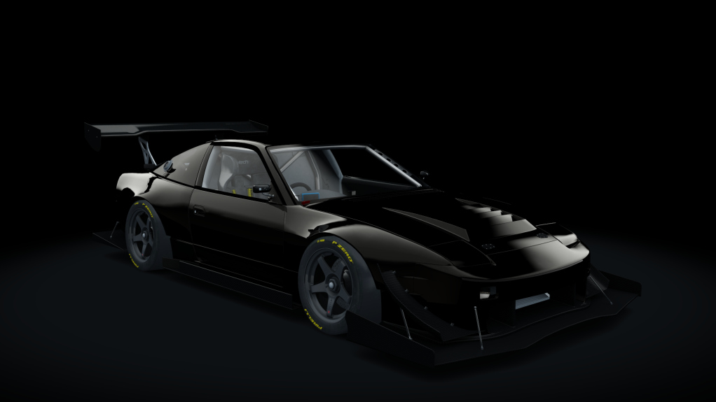 Nissan 180SX Time Attack, skin black