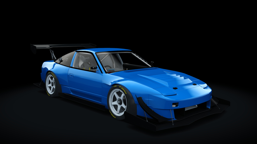 Nissan 180SX Time Attack, skin blue