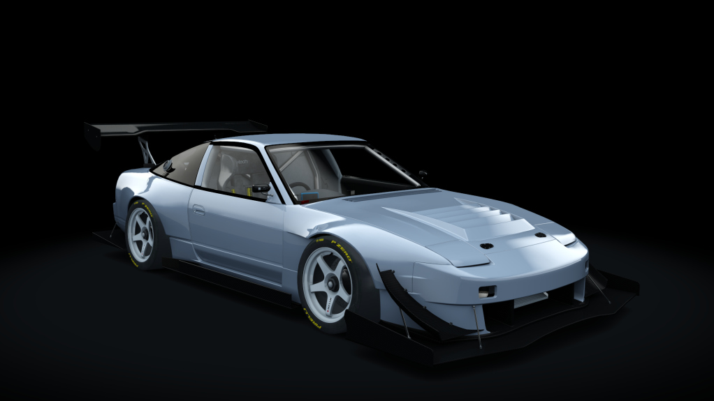 Nissan 180SX Time Attack, skin envy_opal_white