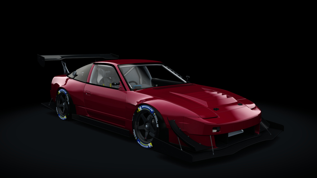 Nissan 180SX Time Attack, skin envy_signal_red