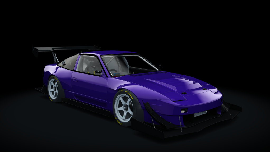 Nissan 180SX Time Attack, skin envy_violet