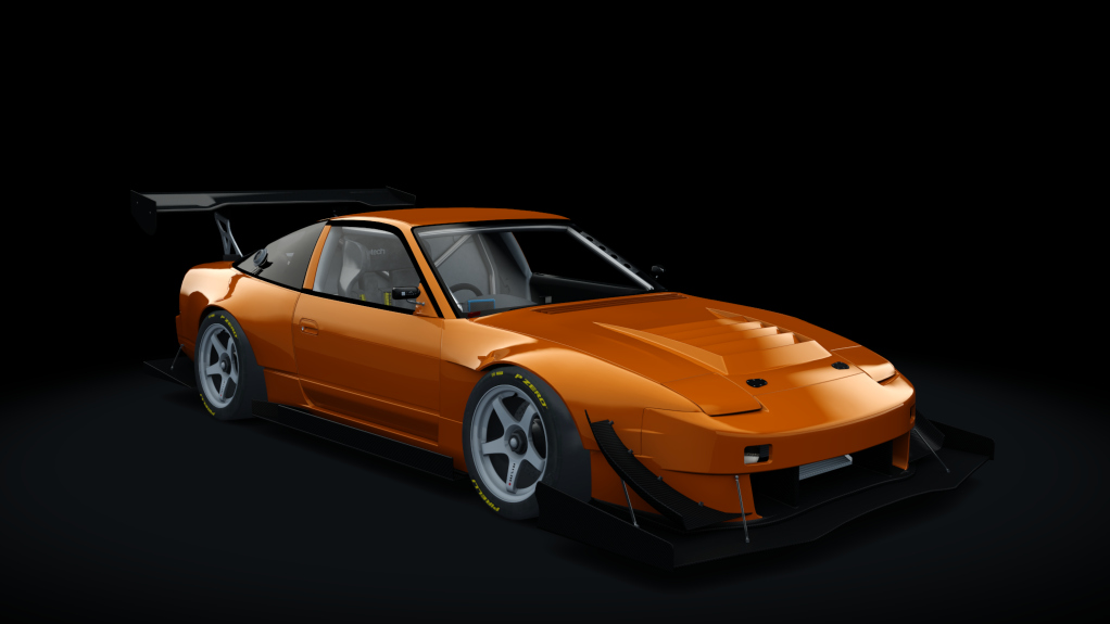 Nissan 180SX Time Attack, skin orange