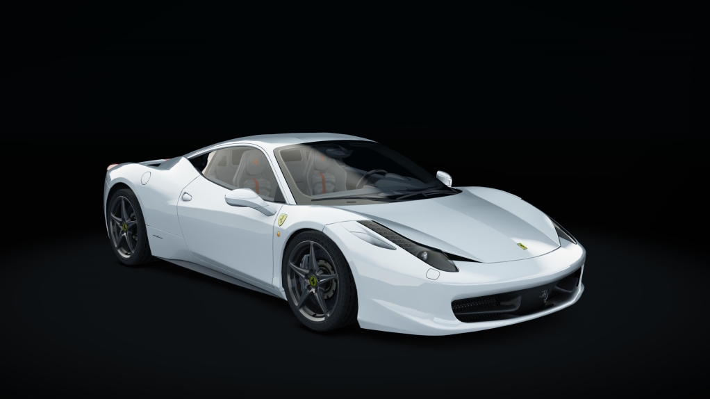 Ferrari 458 Italia, skin 09_bianco_avus