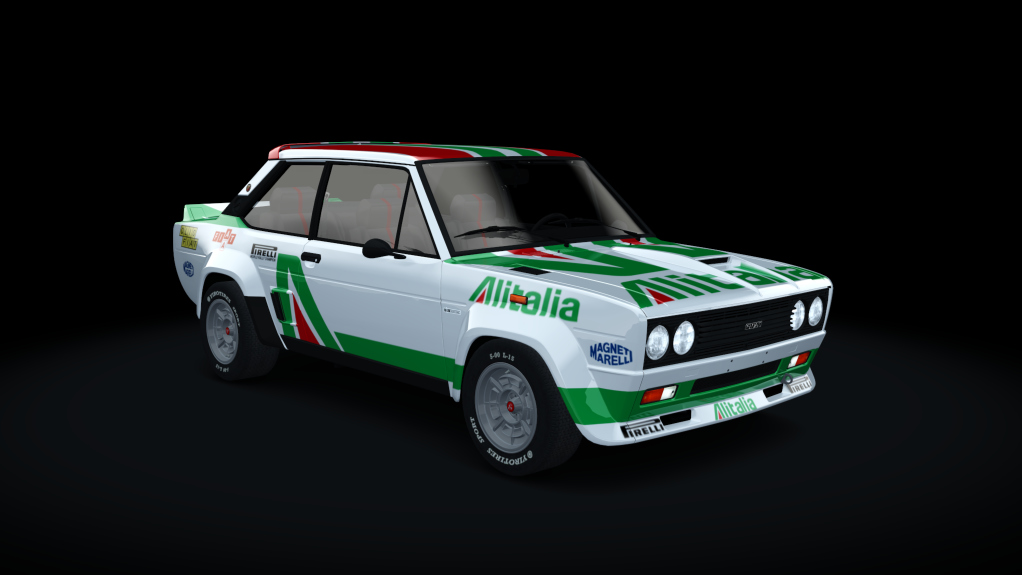 Fiat 131 Abarth
 Racing Paolo Diana, skin Alitalia