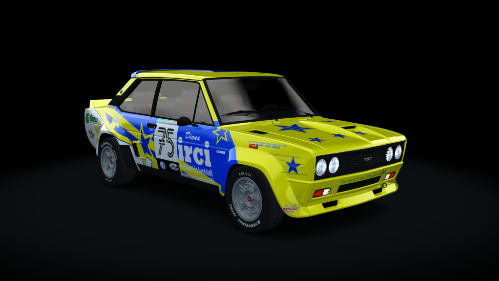 Fiat 131 Abarth
 Racing Paolo Diana, skin Paolo Diana Show