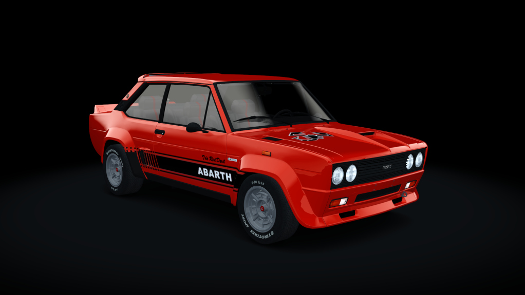 Fiat 131 Abarth S1, skin Rossa