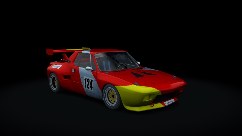 Fiat X1/9 Dallara, skin 124