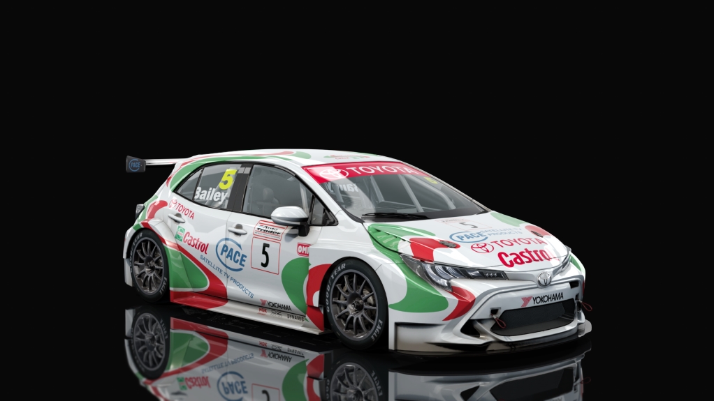 BTCC 2021 Toyota Corolla, skin Bailey