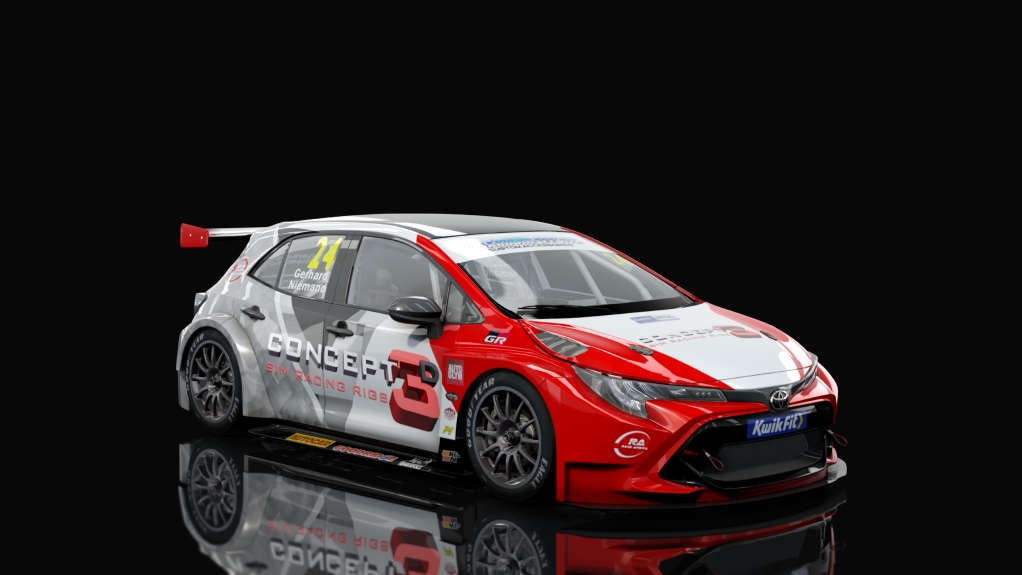 BTCC 2021 Toyota Corolla, skin GN BTCC 2022