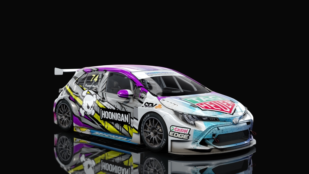 BTCC 2021 Toyota Corolla, skin Ken block_3