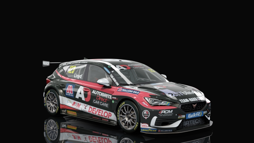 BTCC Cupra Leon 2023, skin skin17