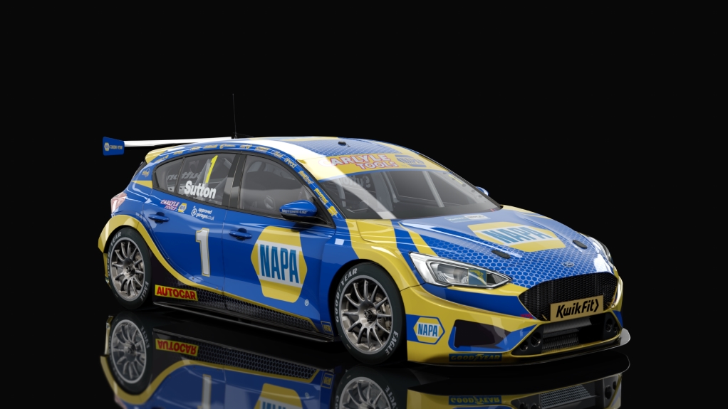 BTCC 2021 Ford Focus, skin #1