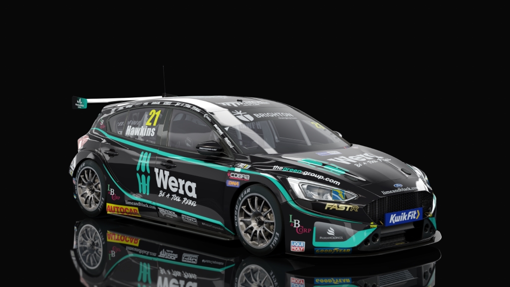 BTCC 2021 Ford Focus, skin #21