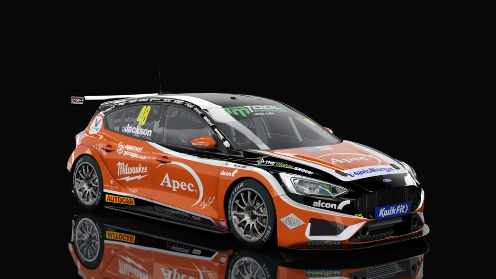 BTCC 2021 Ford Focus, skin #48