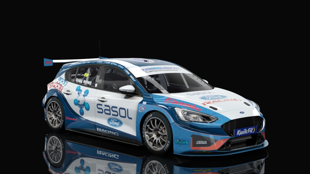 BTCC 2021 Ford Focus, skin #9