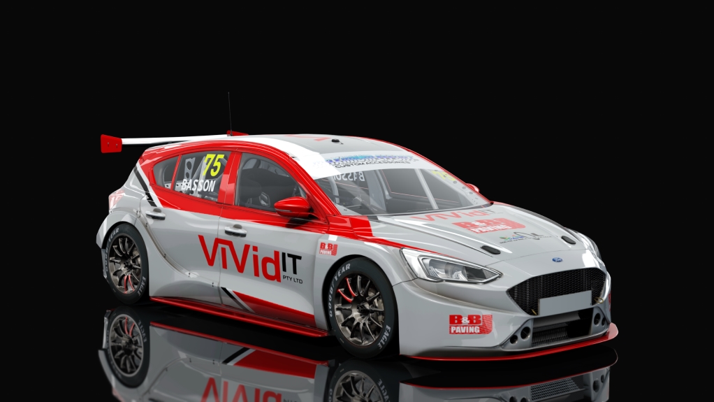 BTCC 2021 Ford Focus, skin 75 Hernus Basson