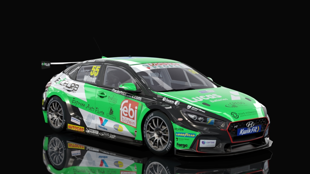 BTCC 2021 Hyundai i30, skin #55