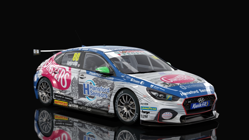 BTCC 2021 Hyundai i30, skin #80