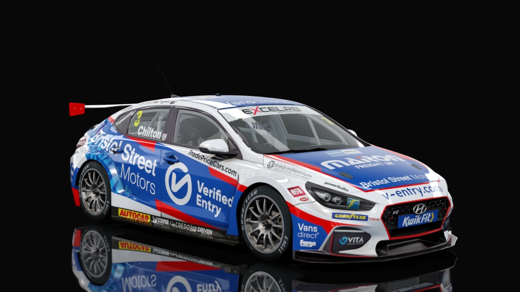 BTCC 2021 Hyundai i30, skin chilton3